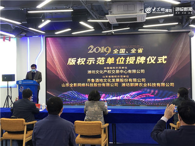 2020年濰坊版權(quán)宣傳周啟動，全影網(wǎng)絡(luò)助力知識產(chǎn)權(quán)保護